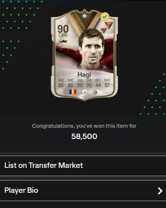 Unveiling the FC24 Best Deal Gheorghe Hagi: Snagged at 58K! ⚽💰